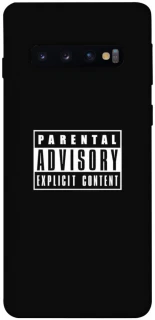 Чохол на Samsung Galaxy S10 Parental Advisory Label фото 1 Чохол на Samsung Galaxy S10 Parental Advisory Label фото 1 з 1