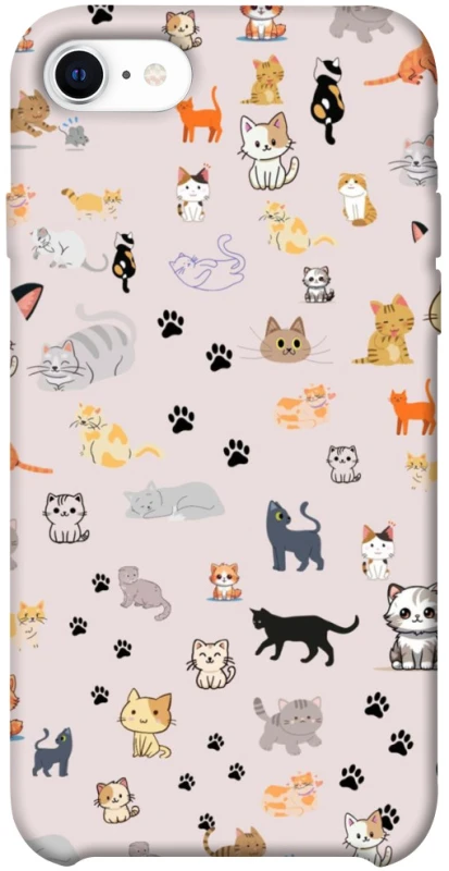 Чехол на Apple iPhone SE (2020) Cat style ver.1 фото 1 из 1