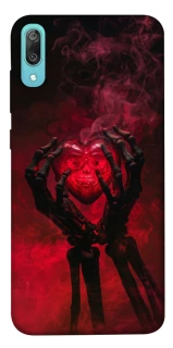 Чохол на Huawei Y6 Pro (2019) Heart in the hands of a skeleton фото 1 з 1