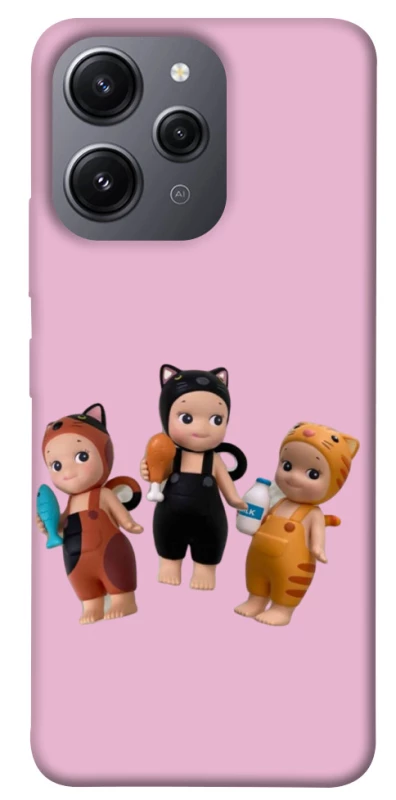 Чохол на Xiaomi Redmi 12 Cat Cafe Trio фото 1 з 1