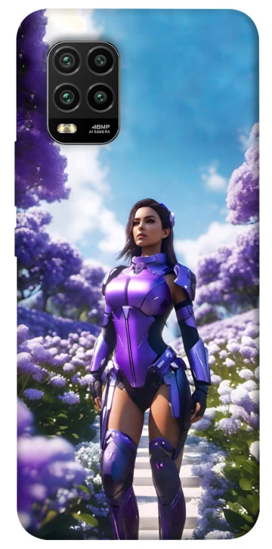 Чохол на Xiaomi Mi 10 Lite Cyber space girl ver.4 фото 1 з 1