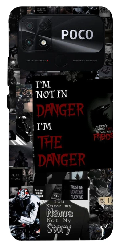 Чохол на Xiaomi Poco C40 Danger collage фото 1 з 1