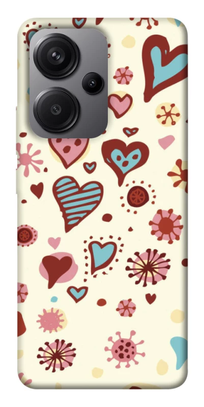 Чехол на Xiaomi Redmi Note 13 Pro+ Pretty hearts фото 1 из 1