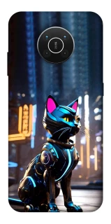Чохол на Nokia X10 / X20 Cyber cat фото 1 з 1