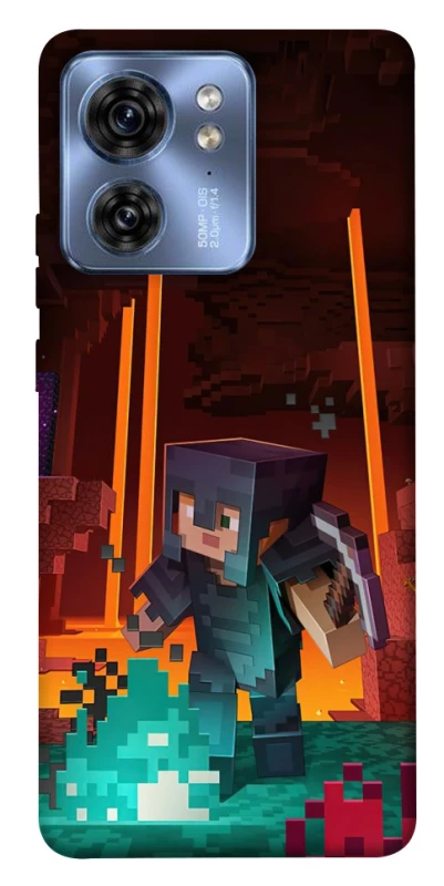 Чохол на Motorola Edge 40 Minecraft game adventure фото 1 з 1