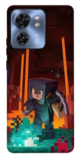 Чехол на Motorola Edge 40 Minecraft game adventure фото 1 из 1