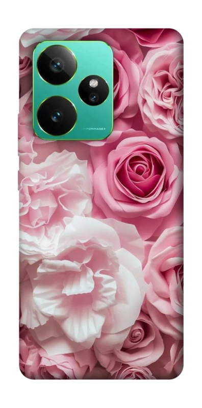 Чехол на Realme GT 7 Розовые цветы фото 1 из 1