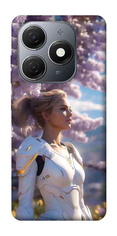 Чохол на TECNO Spark 20 Cyber space girl ver.1 фото 1 з 1