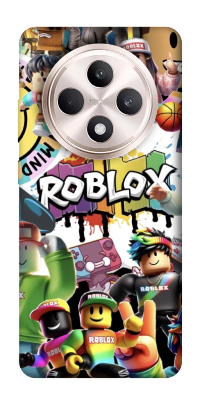 Чехол на Oppo Reno 12 F 4G/5G Roblox Characters Collage фото 1 из 1