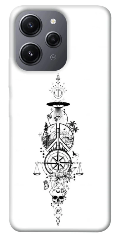 Чехол на Xiaomi Redmi 12 Tattoo ver.7 фото 1 из 1