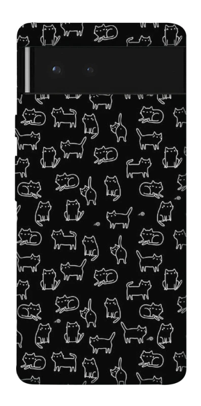 Чохол на Google Pixel 6 Black Cats фото 1 з 1