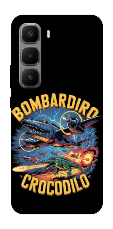 Чохол на Infinix Hot 60 Pro+ Bombardino Crocodilo v2 фото 1 з 1