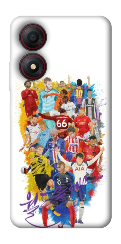 Чехол на ZTE Blade A34 4G Football Abstract v2 фото 1 из 1