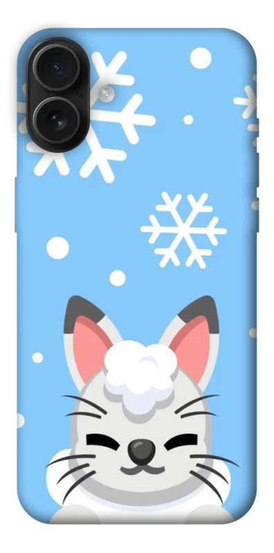 Чехол на Apple iPhone 16 Plus Adopt Me Snow Kitty Smile фото 1 из 1