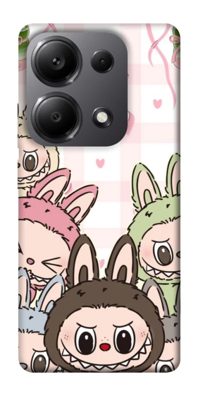 Чохол на Xiaomi Redmi Note 13 Pro 4G All Labubu 2 фото 1 з 1