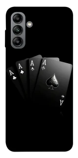 Чохол на Samsung Galaxy A04s Black Cards фото 1 з 1