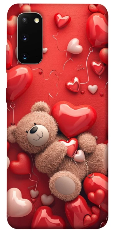 Чохол на Samsung Galaxy S20 bear in hearts фото 1 з 1