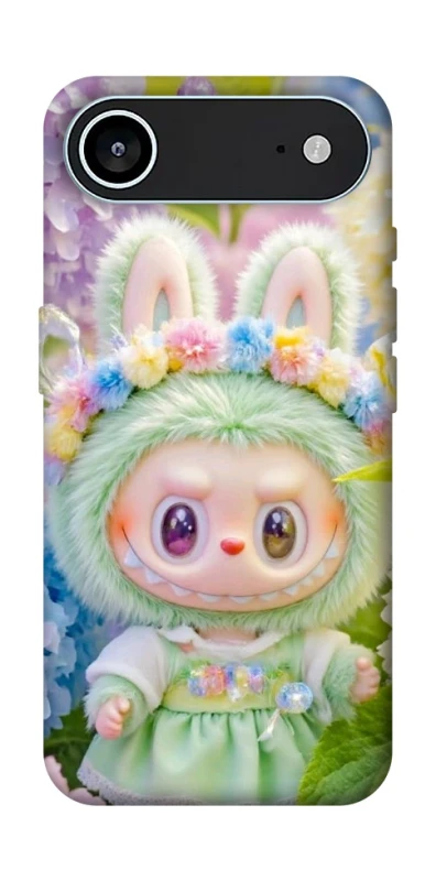 Чохол на Apple iPhone 17 Air (6.5") Labubu & Flowers ver.2 фото 1 з 1