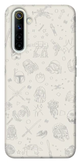 Чохол на Realme 6 Star Wars background ver.1 фото 1 з 1