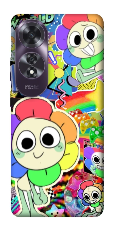 Чехол на Oppo A60 Dandy world collage фото 1 из 1