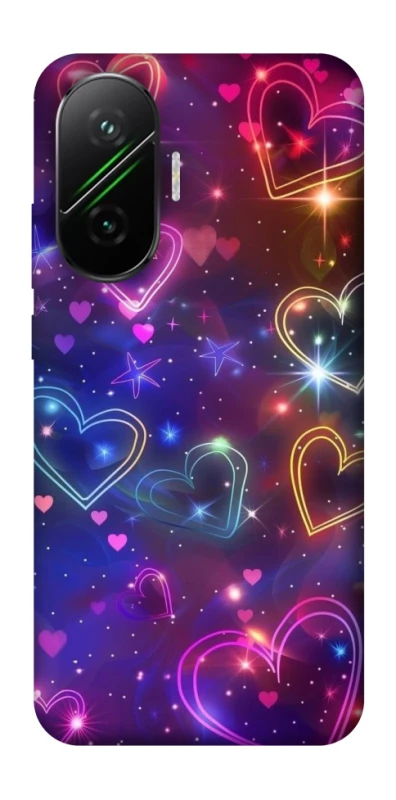 Чехол на Xiaomi Poco F7 Drawn hearts фото 1 из 1