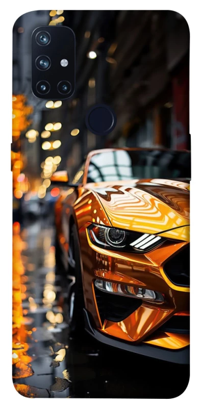 Чохол на OnePlus Nord N10 5G Golden sports car фото 1 з 1