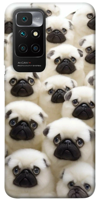 Чохол на Xiaomi Redmi 10 Doggy Pug Love фото 1 з 1