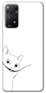 Чехол на Xiaomi Redmi Note 11 Pro 4G/5G Кот Дали фото 1 из 1