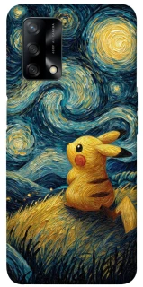 Чохол на Oppo A74 4G Pikachu and Van Gogh фото 1 з 1