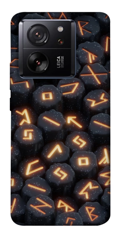 Чехол на Xiaomi 13T Огненые руны фото 1 из 1