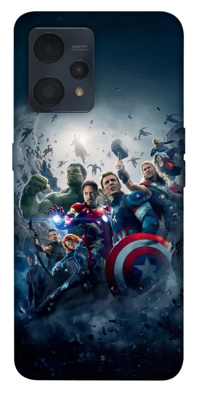Чехол на Realme 9 4G / 9 Pro+ Marvel heroes фото 1 из 1