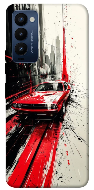 Чохол на TECNO Camon 18 Painted Mustang фото 1 з 1