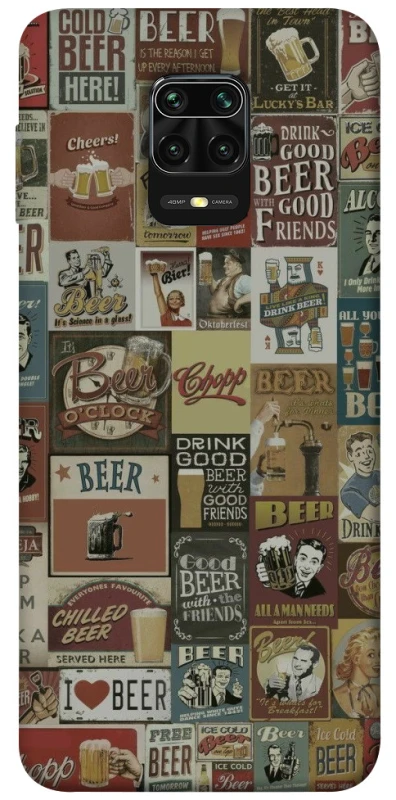 Чохол на Xiaomi Redmi Note 9s / Note 9 Pro / Note 9 Pro Max Retro collage ver.1 фото 1 з 1