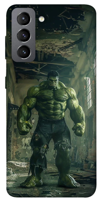 Чохол на Samsung Galaxy S21 FE Angry Hulk фото 1 з 1
