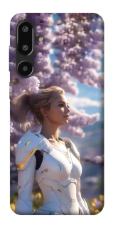Чехол на Samsung Galaxy F16 Cyber space girl ver.1 фото 1 из 1