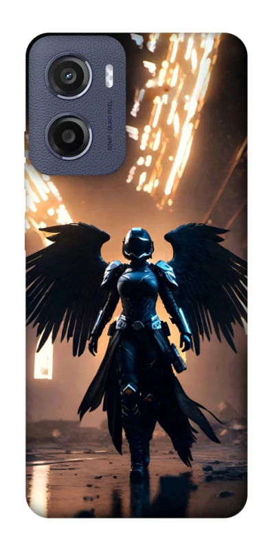 Чохол на Motorola Moto E15 Cyber Angel фото 1 з 1