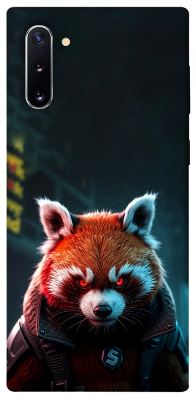 Чехол на Samsung Galaxy Note 10 Cyber Red Panda фото 1 из 1