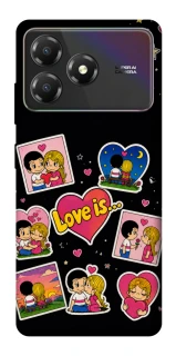 Чехол на ZTE Blade A36 Love is фото 1 из 1