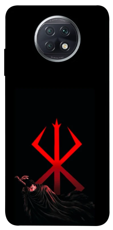 Чехол на Xiaomi Redmi Note 9 5G / Note 9T Berserk Red Logo фото 1 из 1