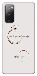Чехол на Samsung Galaxy S20 FE Coffee with you фото 1 из 1