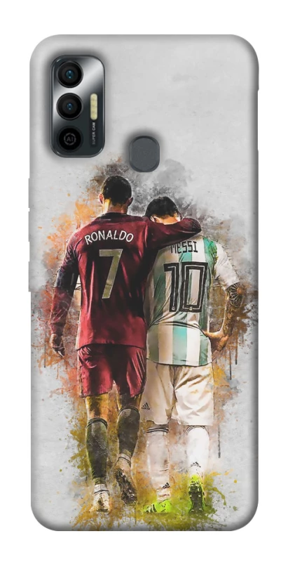 Чохол на TECNO Spark 7 Ronaldo та Messi фото 1 з 1
