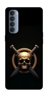 Чехол на Oppo Reno 4 Pro Golden Skull фото 1 из 1