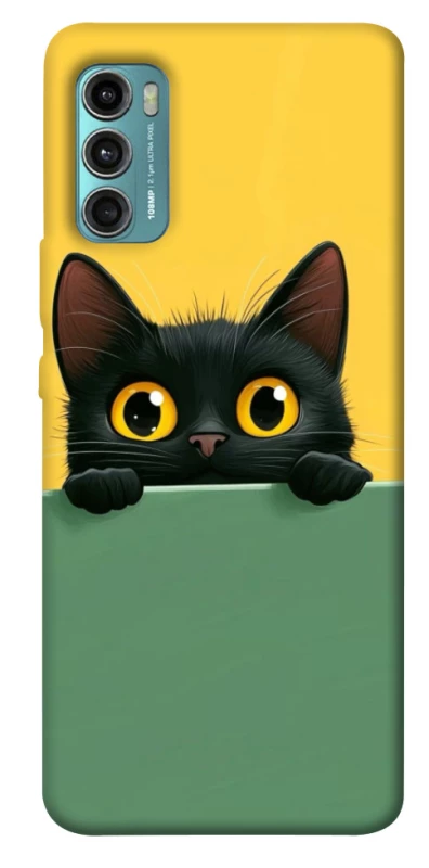 Чохол на Motorola Moto G60 Black cat v2 фото 1 з 1