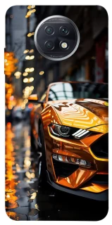 Чохол на Xiaomi Redmi Note 9 5G / Note 9T Golden sports car фото 1 з 1
