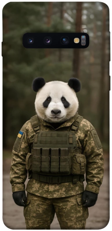 Чехол на Samsung Galaxy S10 Панда защитник фото 1 из 1