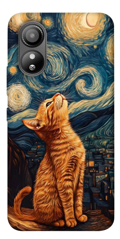 Чохол на ZTE Blade L220 van gogh cat фото 1 з 1