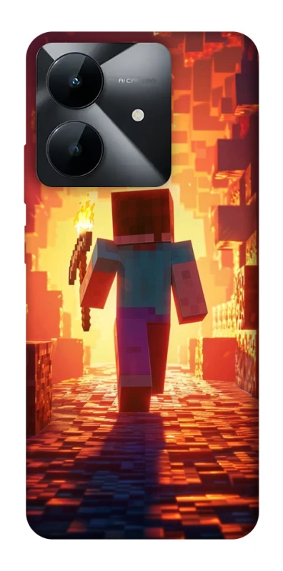 Чехол на Realme Note 60x Minecraft adventure фото 1 из 1