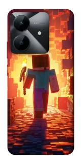 Чехол на Realme Note 60x Minecraft adventure фото 1 из 1