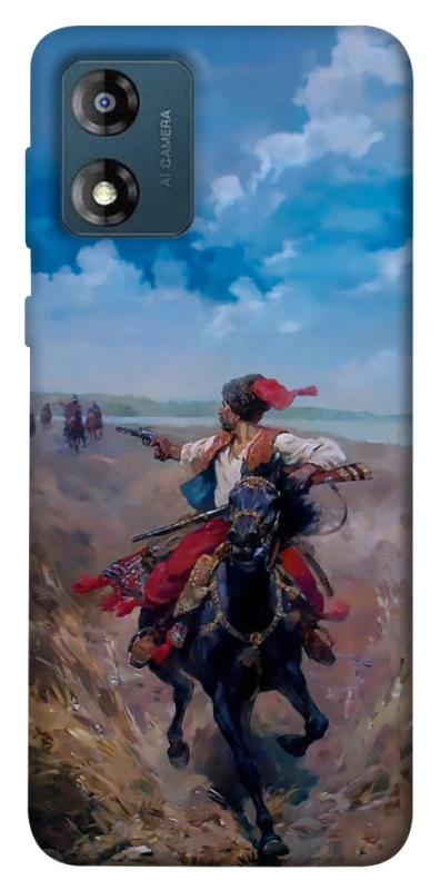 Чехол на Motorola Moto E13 Козак фото 1 из 1