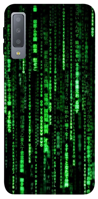 Чехол на Samsung A750 Galaxy A7 (2018) Matrix Code фото 1 Чехол на Samsung A750 Galaxy A7 (2018) Matrix Code фото 1 из 1